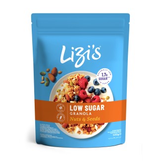 Granola cu nuci și semințe - continut scăzut de zahăr 500G Lizi's