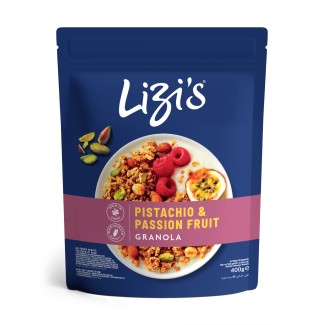 Granola cu fructul pasiunii și fistic 400G Lizi's