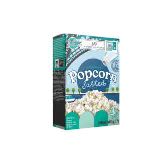 Popcorn cu sare pentru Microunde 3*80g Maison Popcorn Popcorn cu sare pentru Microunde 3*80g Maison Popcorn
