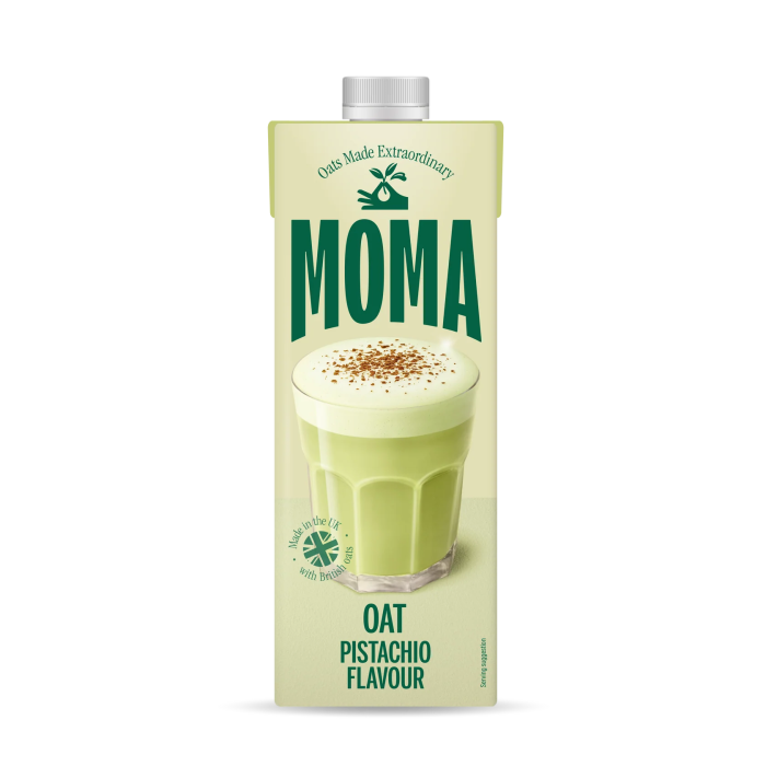 Băutură Vegetală din Ovăz cu Aromă de Fistic 1L Moma Băutură Vegetală din Ovăz cu Aromă de Fistic 1L Moma
