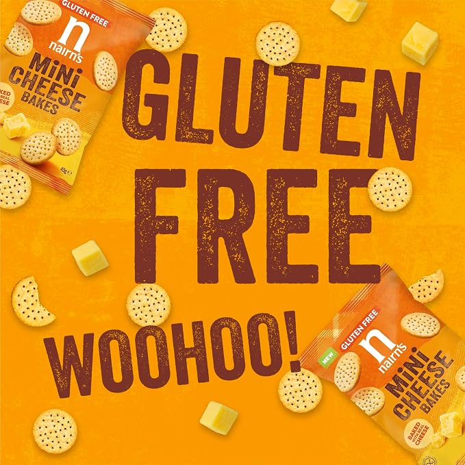 Mini Biscuiți cu Brânză Fară Gluten 45g Nairn's