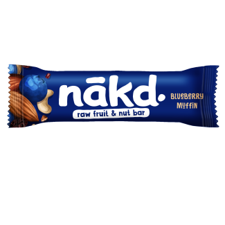 Baton raw vegan brioșă cu afine 35G Nakd Baton raw vegan brioșă cu afine 35G Nakd