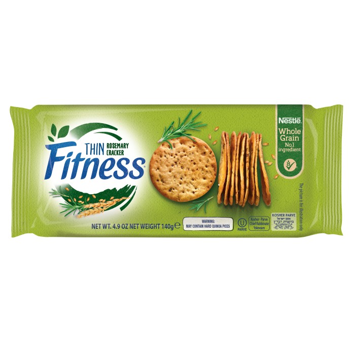 Crackers subțiri cu rozmarin 140g Nestlé Fitness