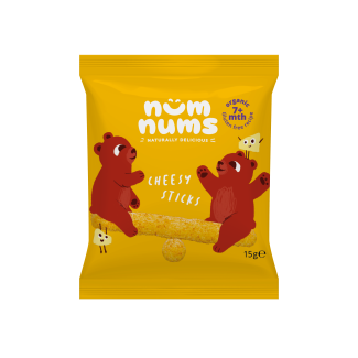 Sticksuri Bio cu Brânză 20g Num Nums Sticksuri Bio cu Brânză 20g Num Nums