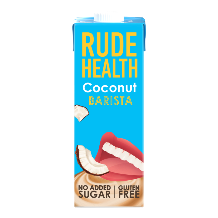 Lapte vegetal din cocos Barista 1L Rude Health