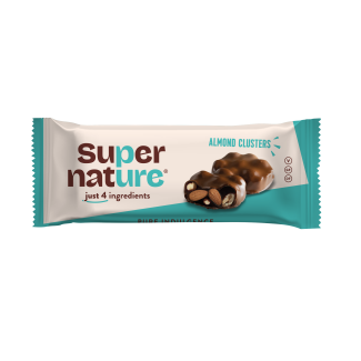 Migdale învelite în ciocolată BIO 34g Super Nature  Migdale învelite în ciocolată BIO 34g Super Nature