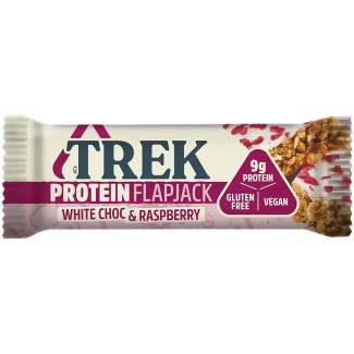 Baton proteic cu ciocolată albă și zmeură 50G Trek Baton proteic cu ciocolată albă și zmeură 50G Trek