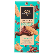 Ciocolată cu Lapte cu Bucăți de Biscuiți, Cafea și Ciocolată Neagră 85g Vanini