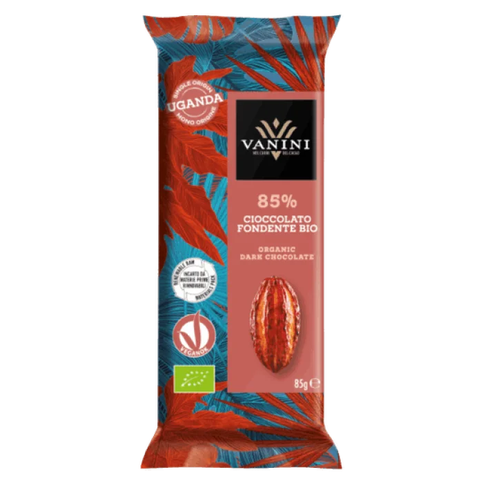 Ciocolată Neagră BIO (Conținut cacao minim 85%) 85g Vanini - VN2354