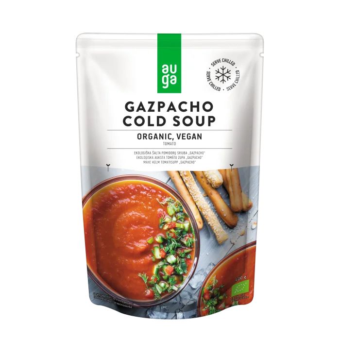 Supa BIO de roșii gazpacho 400G  Auga
