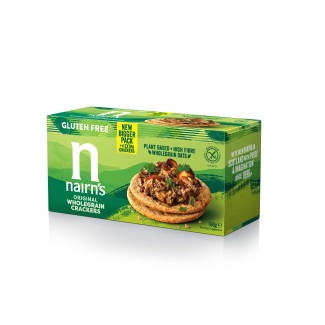 Crackers din ovăz integral fără gluten 160G Nairn's Crackers din ovăz integral fără gluten 160G Nairn's