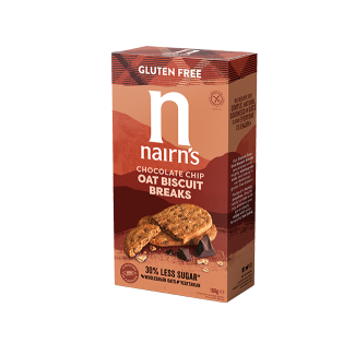 Biscuiți fără gluten din ovăz integral cu ciocolată 160G Nairn's Biscuiți fără gluten din ovăz integral cu ciocolată 160G Nairn's