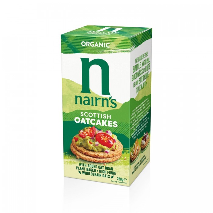 Painici organice din ovaz integral 250G Nairn's