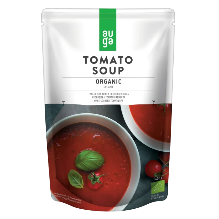 Supă BIO cremă de Roșii 400G Auga