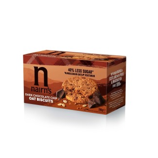 Biscuiți din ovăz integral cu ciocolată 200G Nairn's Biscuiți din ovăz integral cu ciocolată 200G Nairn's