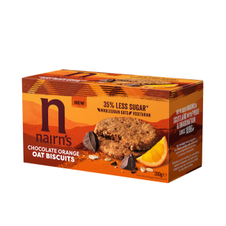Biscuiți din ovăz integral cu ciocolată și portocală 200G Nairn's Biscuiți din ovăz integral cu ciocolată și portocală 200G Nairn's