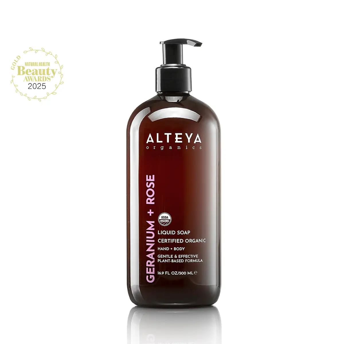 Sapun Lichid Bio Rosa Geranium 500ml Alteya
