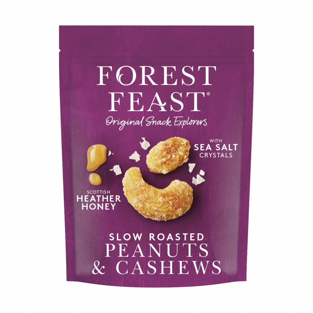 Arahide si Caju Glazurate cu Miere si Sare de Mare 120g Forest Feast