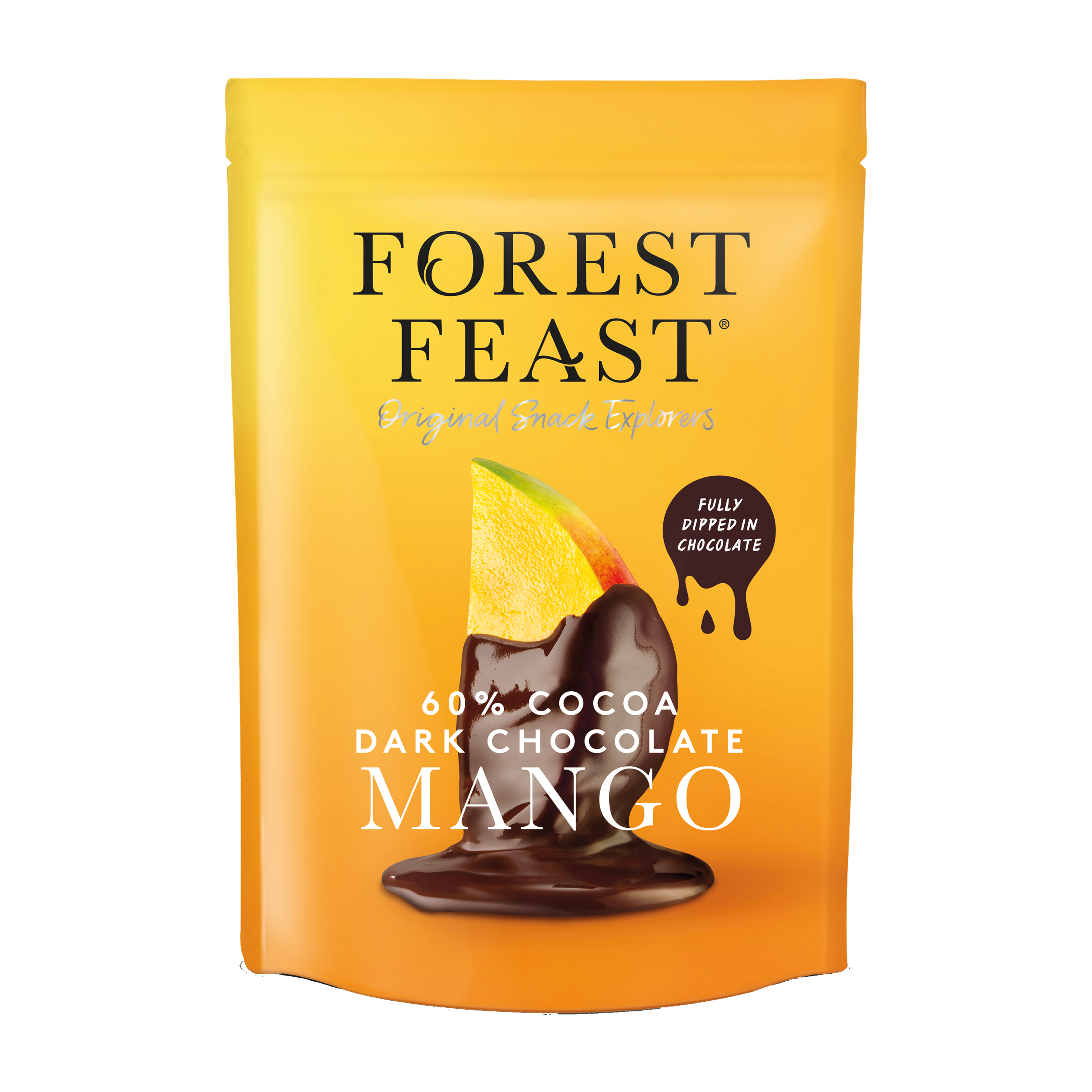 Mango invelit in Ciocolata Belgiana Neagra 60% 100g Forest Feast