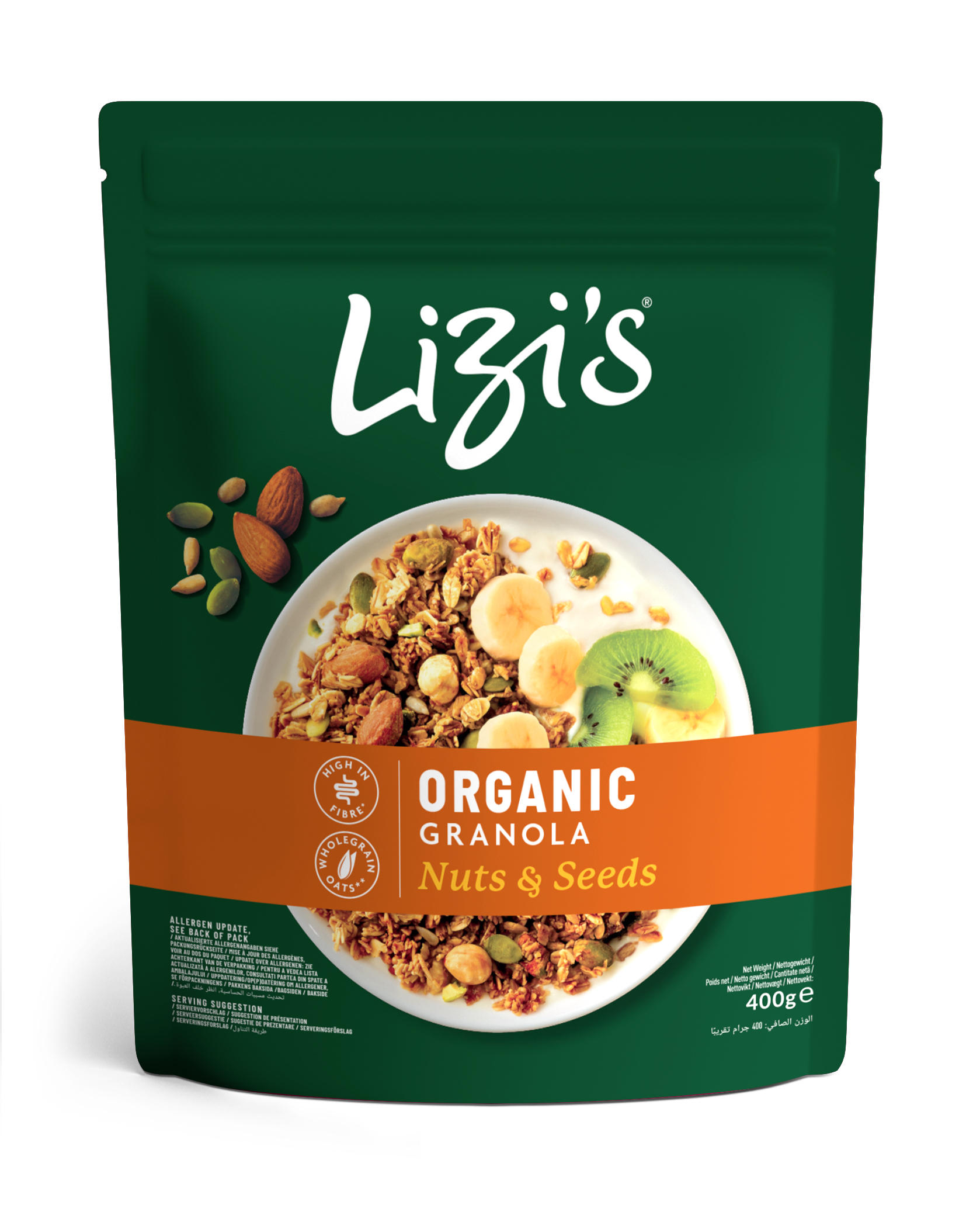 Granola Organic 400G Lizi's